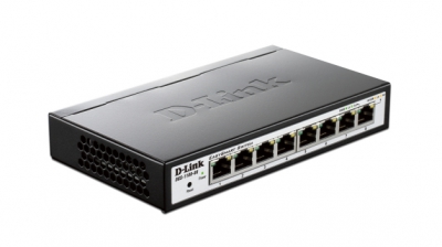 D-Link DGS-1100-08 Managed Gigabit Ethernet (10/100/1000) Zwart