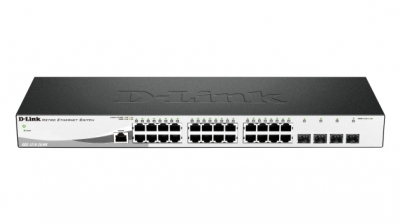 D-Link DGS-1210-28/ME netwerk-switch Managed L2 Gigabit Ethernet (10/100/1000) Zwart 1U