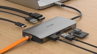 8-in-1 USB-C Hub-HDMI/LAN/Card Reader