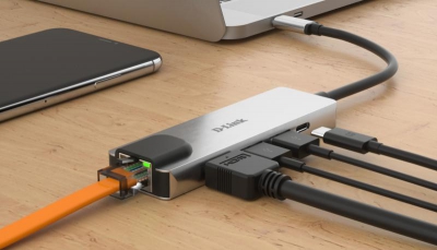 5-in-1 USB-C Hub + HDMI/Lan