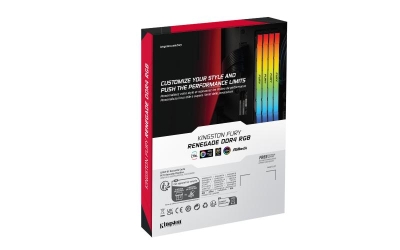 Kingston Technology FURY 64GB 3200MT/s DDR4 CL16 DIMM (set van 4) 1Gx8 Renegade RGB