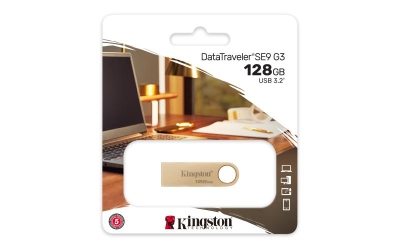 Kingston Technology DataTraveler 128GB 220MB/s Metal USB 3.2 Gen 1 SE9 G3