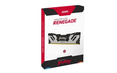 Kingston Technology FURY 24GB 6400MT/s DDR5 CL32 DIMM Renegade Silver XMP