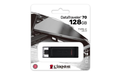 128GB USB-C 3.2 Gen 1 DataTraveler 70