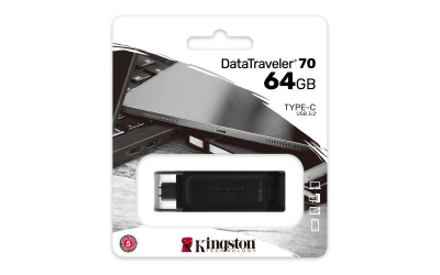 64GB USB-C 3.2 Gen 1 DataTraveler 70