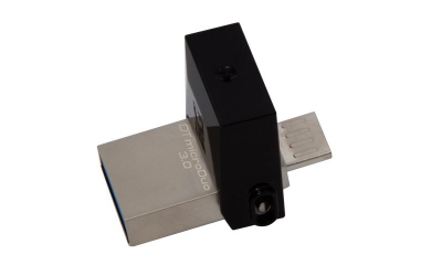 Kingston Technology DataTraveler 64GB microDuo 3.0 USB flash drive USB Type-A / Micro-USB 3.2 Gen 1 (3.1 Gen 1) Zwart