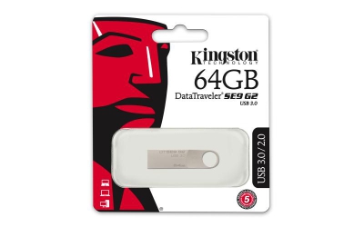 Kingston Technology DataTraveler SE9 G2 64GB USB flash drive USB Type-A 3.2 Gen 1 (3.1 Gen 1) Zilver