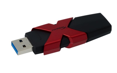 HyperX HXS3/128GB USB flash drive USB Type-A 3.2 Gen 1 (3.1 Gen 1) Zwart, Rood