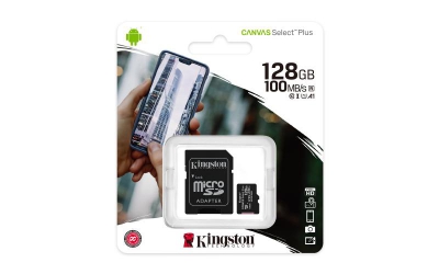 128GB micSDXC 100R A1 C10 Card + ADP