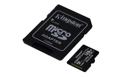 128GB micSDXC 100R A1 C10 Card + ADP