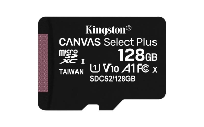 128GB micSDXC 100R A1 C10 Card + ADP