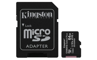 64GB micSDXC 100R A1 C10 Card + ADP