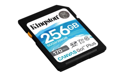 256GB SDXC Canvas Go Plus 170R UHS-I U3