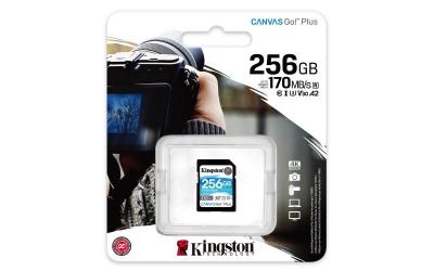 256GB SDXC Canvas Go Plus 170R UHS-I U3