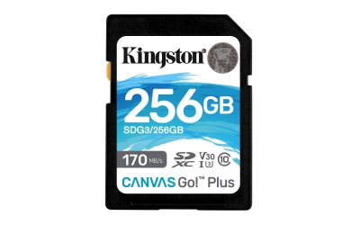 256GB SDXC Canvas Go Plus 170R UHS-I U3