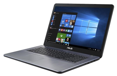 ASUS X705MA Notebook Grijs 43,9 cm (17.3\") 1600 x 900 Pixels Intel® Celeron® N 4 GB DDR4-SDRAM 256 GB SSD Wi-Fi 4 (802.11n) Wind