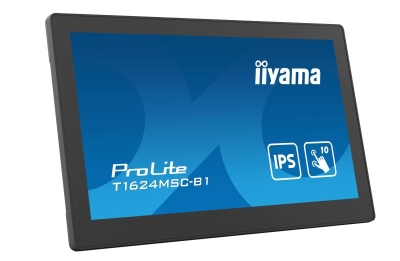 iiyama T1624MSC-B1 beeldkrant Interactief flatscreen 39,6 cm (15.6\") IPS 450 cd/m² Full HD Zwart Touchscreen 24/7