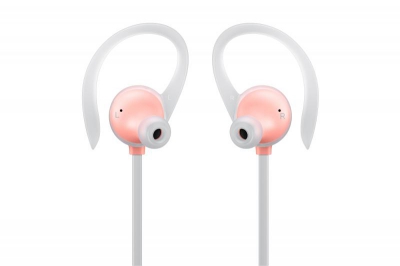 Samsung EO-BG930 Headset oorhaak, Hoofdband, In-ear Roze, Wit