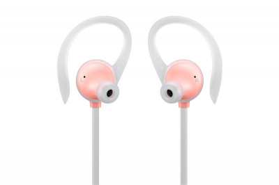 Samsung EO-BG930 Headset oorhaak, Hoofdband, In-ear Roze, Wit