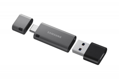 Samsung Duo Plus USB flash drive 256 GB USB Type-C 3.2 Gen 1 (3.1 Gen 1) Zwart, Grijs
