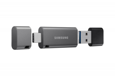 Samsung Duo Plus USB flash drive 256 GB USB Type-C 3.2 Gen 1 (3.1 Gen 1) Zwart, Grijs
