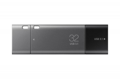 Samsung Duo Plus USB flash drive 32 GB USB Type-C 3.2 Gen 1 (3.1 Gen 1) Zwart, Grijs