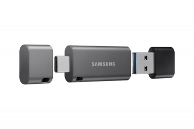 Samsung Duo Plus USB flash drive 32 GB USB Type-C 3.2 Gen 1 (3.1 Gen 1) Zwart, Grijs