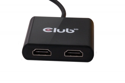 CLUB3D MST Hub USB 3.1 Gen1 Type C naar HDMI™ 1.4 Dual Monitor