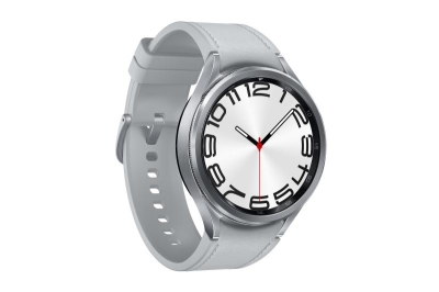 Samsung Galaxy Watch6 Classic Watch6 Classic 3,81 cm (1.5\") OLED 47 mm Digitaal 480 x 480 Pixels Touchscreen Zilver Wifi GPS