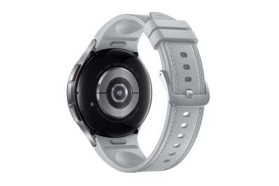 Samsung Galaxy Watch6 Classic Watch6 Classic 3,81 cm (1.5\") OLED 47 mm Digitaal 480 x 480 Pixels Touchscreen Zilver Wifi GPS