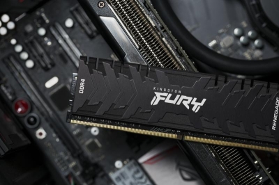 Kingston Technology FURY 16GB 3200MT/s DDR4 CL16 DIMM 1Gx8 Renegade Zwart