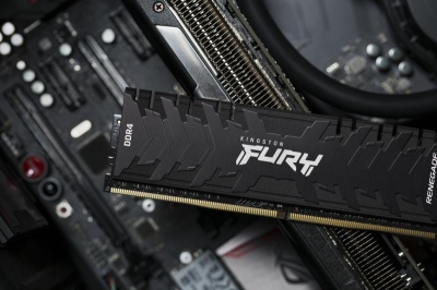 Kingston Technology FURY 32GB 3200MT/s DDR4 CL16 DIMM (set van 2) 1Gx8 Renegade Zwart