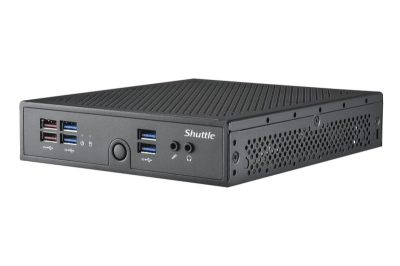 Shuttle XPC slim Barebone DS50U7, i7-1355U, 2x LAN (1x 2.5Gbit ,1x 1Gbit), 1xCOM,1xHDMI,1xDP, 1x VGA, ventilatorloos , 24/7 perm