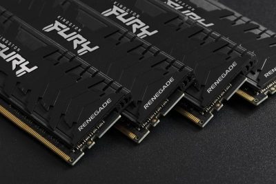 Kingston Technology FURY 32GB 3200MT/s DDR4 CL16 DIMM (set van 2) 1Gx8 Renegade Zwart