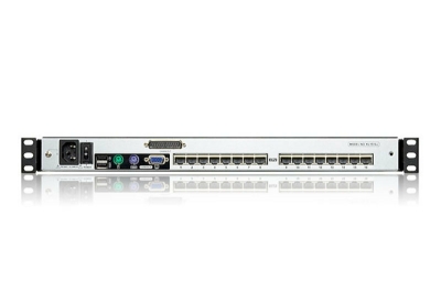 ATEN 16-poorten Cat 5 Dual Rail LCD KVM-switch met poort serieschakeling