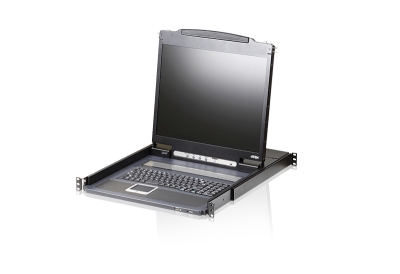 ATEN Lichtgewicht PS/2-USB VGA LCD Console met USB-Randapparatuur Ondersteuning