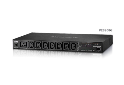 ATEN 20A/16A 8-uitgangen 1U gemeten en geschakeld eco PDU