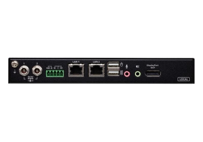 ATEN 1-Lokale/Externe enkele poort voor gedeelde toegang 4K DisplayPort KVM over IP-switch