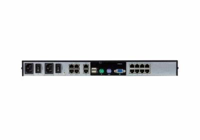 ATEN 1 lokale/1 externe toegang 8-poorten Cat 5 KVM over IP-switch met virtuele media (1920 x 1200)