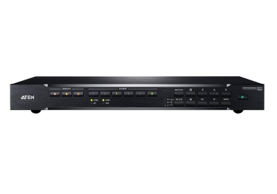 ATEN 7 x 3 Matrix Switch voor naadloze presentaties met schaler, streaming, audiomixer en HDBaseT