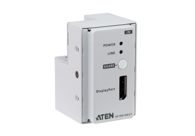 ATEN DisplayPort HDBaseT-Lite zender met EU Wall Plate / PoH