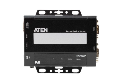 ATEN 2-Poort RS-232 beveiligde apparaatserver met PoE
