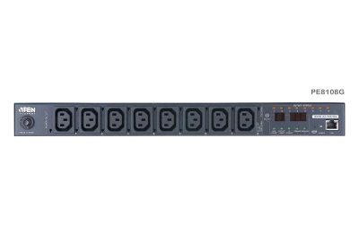 ATEN 15A/10A 8-uitgangen 1U gemeten en geschakeld eco PDU