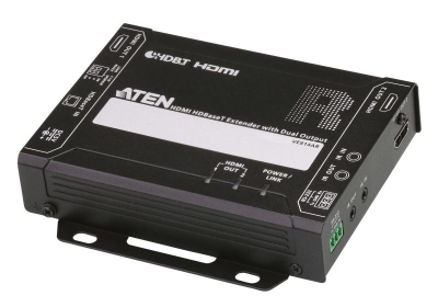 ATEN HDMI HDBaseT ontvanger met dubbele uitgang (4K tot 100m) (HDBaseT A-Klasse)