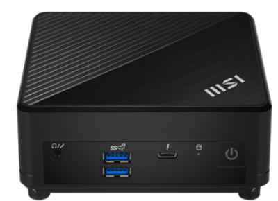 MSI Cubi 12M-003EU Mini PC Intel® Core™ i5 i5-1235U 8 GB DDR4-SDRAM 512 GB SSD Windows 11 Home Zwart