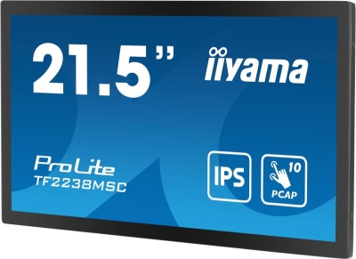 iiyama PROLITE Digitaal A-kaart 55,9 cm (22\") LED 600 cd/m² Full HD Zwart Touchscreen