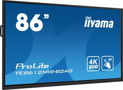 iiyama PROLITE Digitaal A-kaart 2,18 m (86\") LED Wifi 400 cd/m² 4K Ultra HD Zwart Touchscreen Type processor Android 24/7