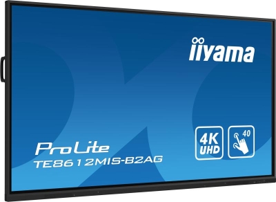 iiyama PROLITE Digitaal A-kaart 2,18 m (86\") LED Wifi 400 cd/m² 4K Ultra HD Zwart Touchscreen Type processor Android 24/7