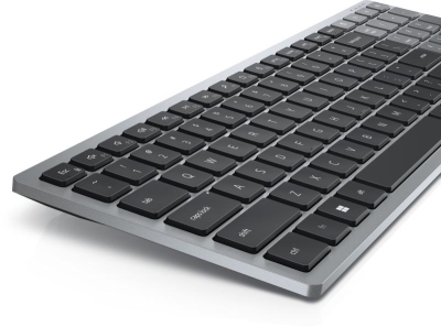 DELL KB740 toetsenbord RF-draadloos + Bluetooth QWERTY US International Grijs, Zwart