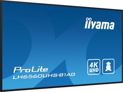 iiyama PROLITE Digitaal A-kaart 165,1 cm (65\") LED Wifi 500 cd/m² 4K Ultra HD Zwart Type processor Android 11 24/7